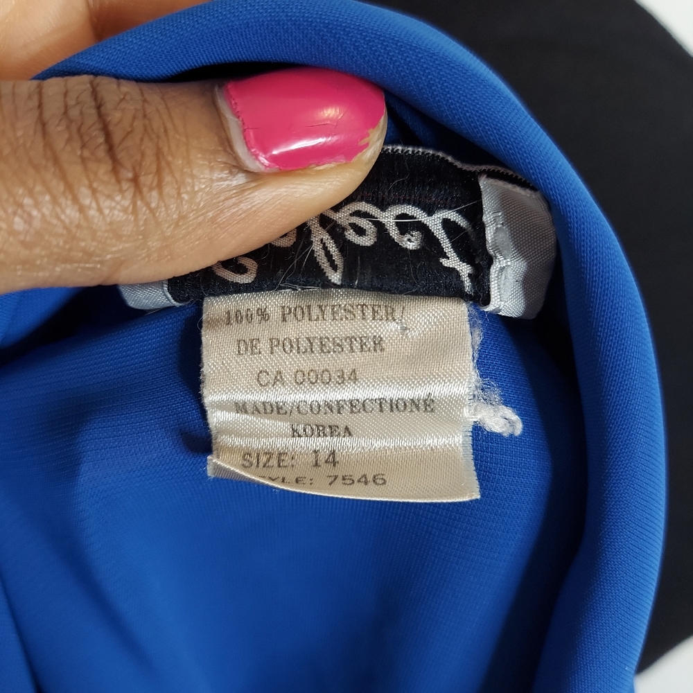 Blue button blouse - Picture 2 of 11
